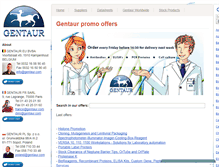 Tablet Screenshot of gentaurpromo.com